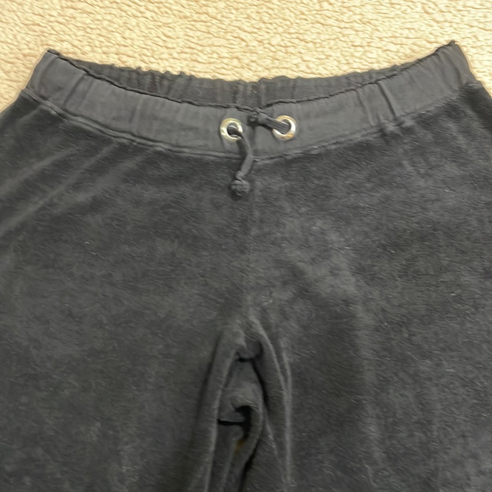 Calispia Cropped Terry Cloth Pant